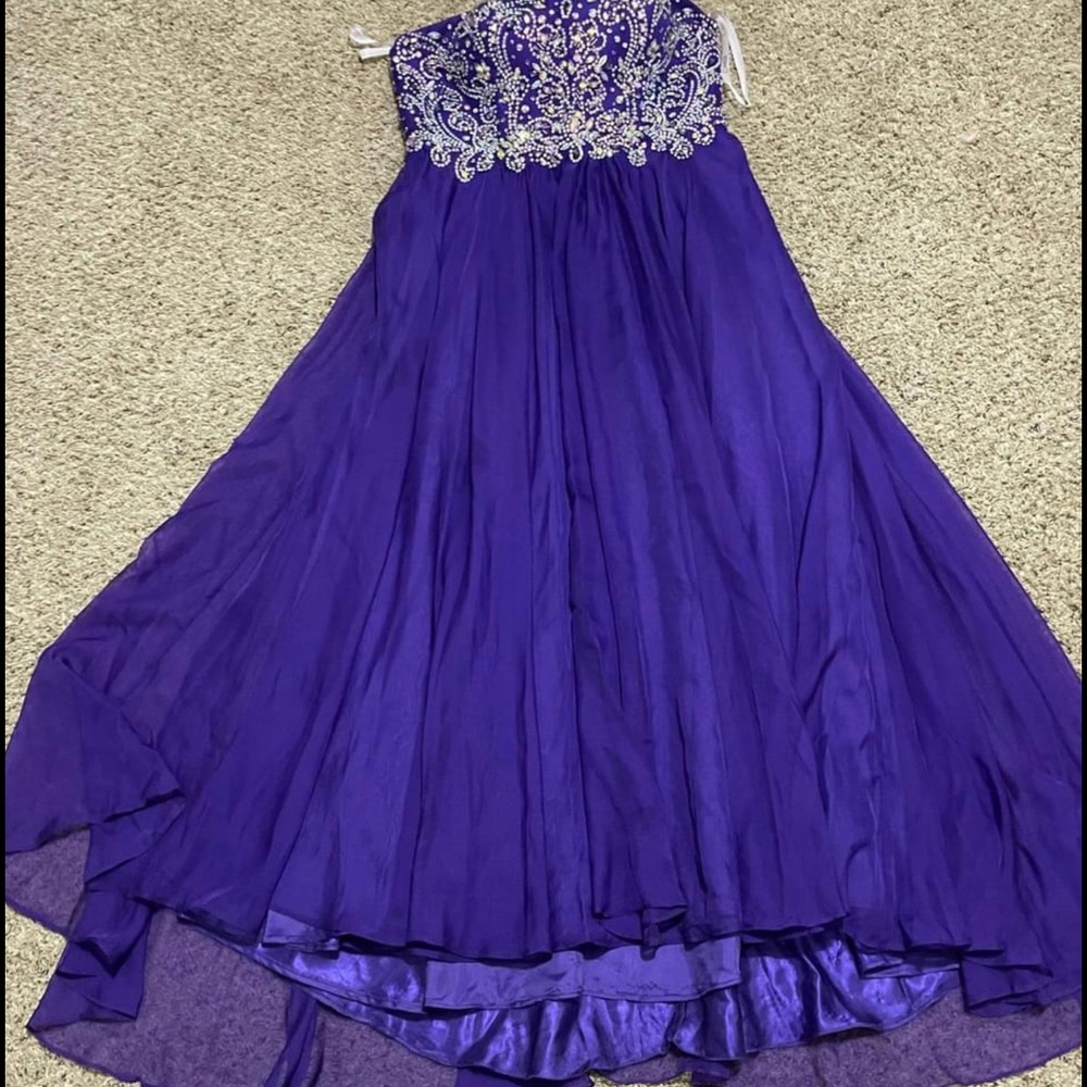 Purple prom dress
